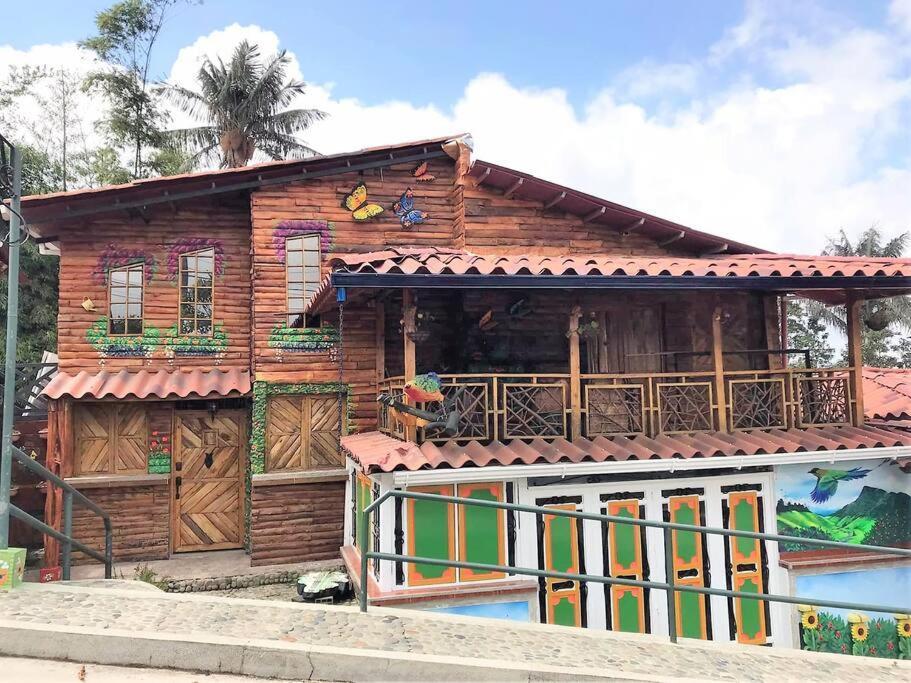 El Encanto Mountain Cabin 萨兰托 外观 照片
